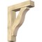 Ekena Millwork Funston Block Rough Sawn Bracket w/ Offset Brace, Douglas Fir, 8"W x 34"D x 42"H BKT0806X34X42FST05RDF - alternate 1